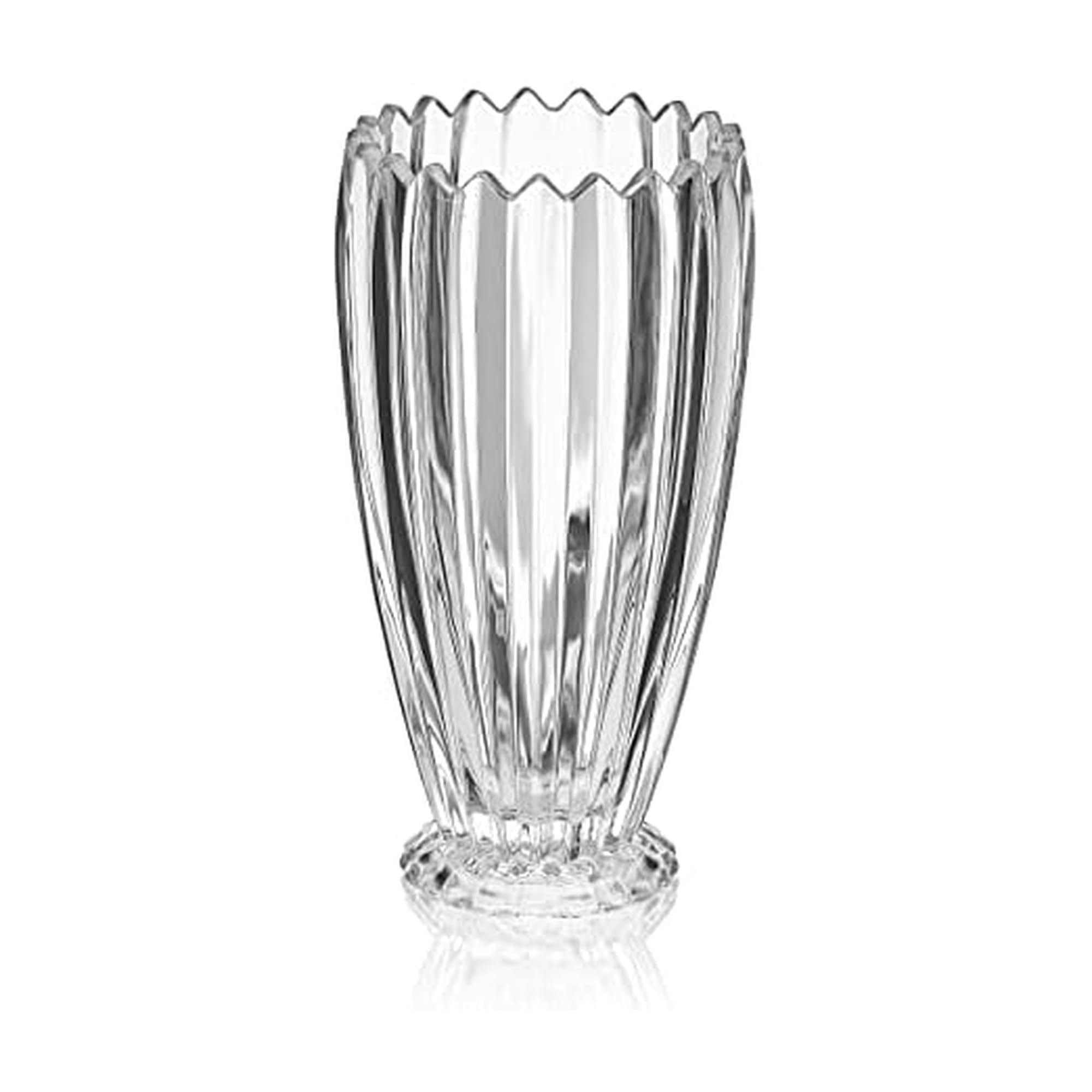 Mikiasa Estate Crystal Vase, 11 Inch