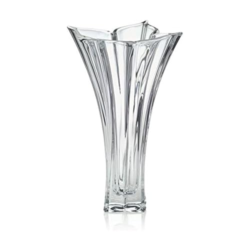 Mikiasa Florale Crystal Vase, 14"