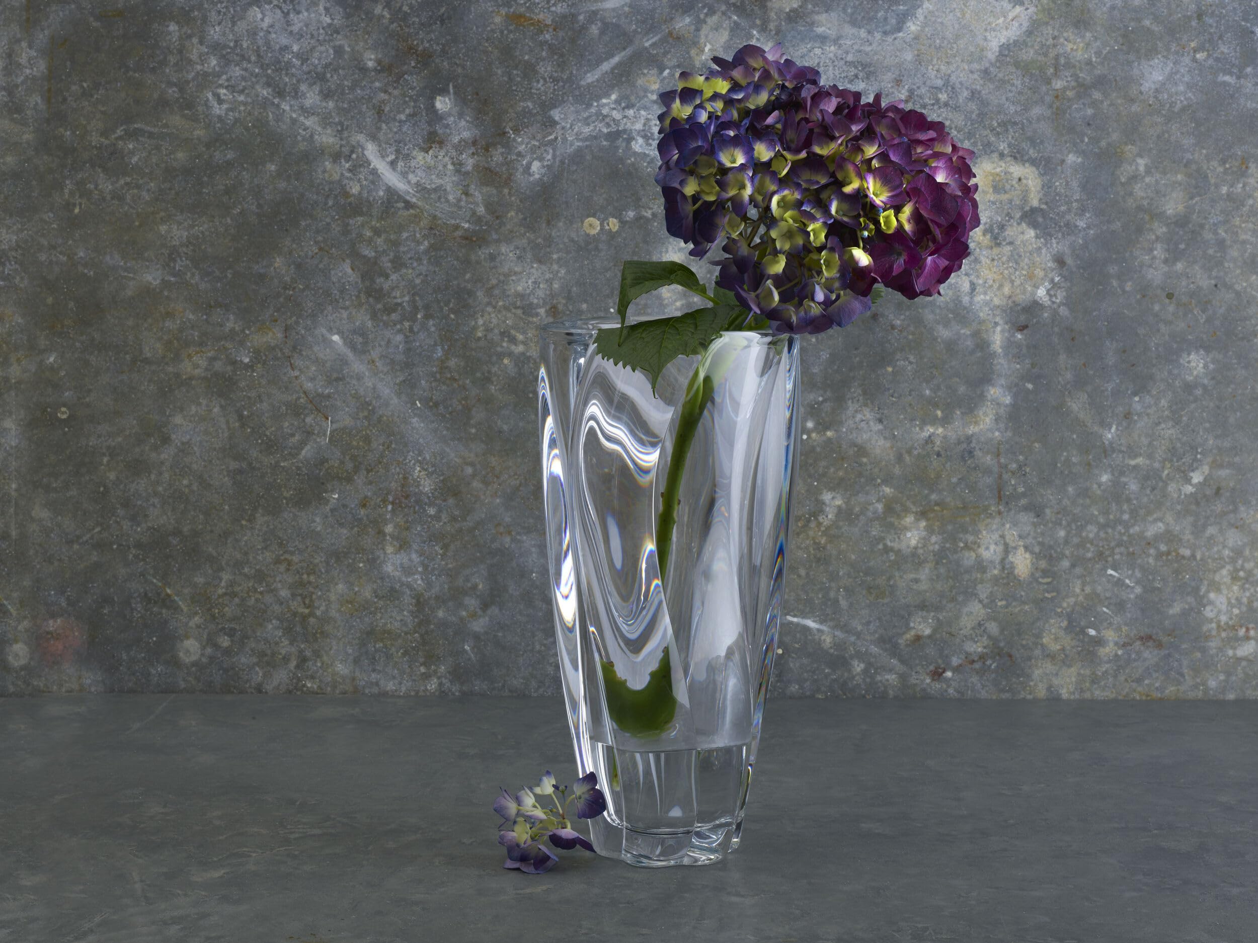 Mikiasa Cassia Crystal Glass Vase, 12 Inch