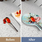 Mikiasa Bico Lemon Dreams Ceramic Spoon Rest for Stove Top, Kitchen Holder