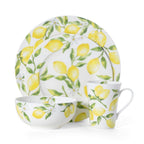 Mikiasa Lemons Bone China Lightweight Chip Resistant Set Of 4 Pasta Bowls, 8.5 Inch