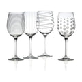 Mikasa Cheers White Wine Glasses Set of 4, White Wine Glass