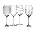 Mikasa Cheers White Wine Glasses Set of 4, White Wine Glass